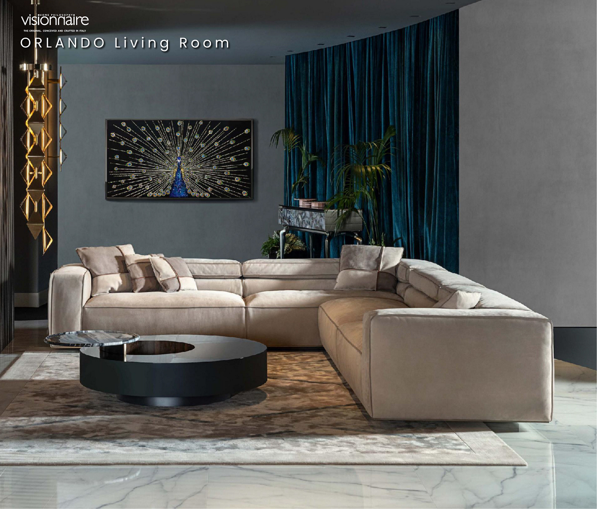 Inspire by the relish in exceptional design and refined craftsmanship by Bentley Home, Versace Home, Visionnaire & Turri