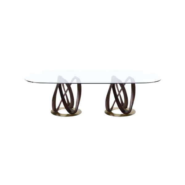 INFINITY RECTANGULAR OVALE DINING TABLE