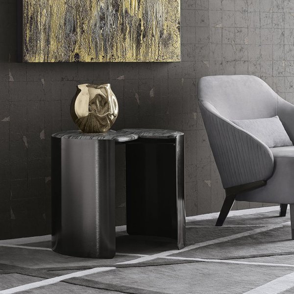 MIRAGE ROUND SIDE TABLE