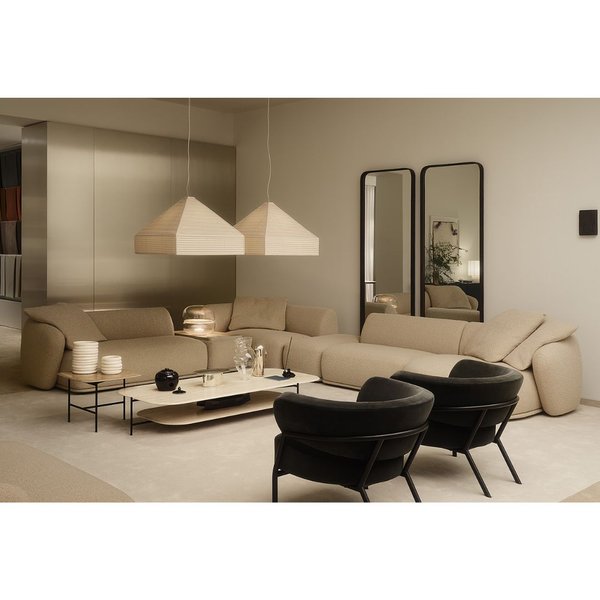 RENE SOFA W SIDE TABLE