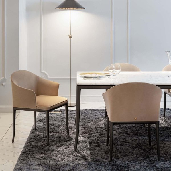 STILETTO DINING CHAIR WITH ARMREST