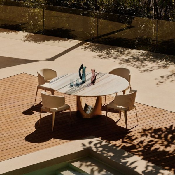 CAMERON STEEL DINING TABLE